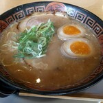 博多長浜ラーメン 夢街道 - 煮玉子らーめん