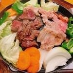 Kushi Yaki Baru Mansan - テラスでバーベキューコース♪