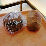 ルアン京町製パン所 - メンチカツパン、ウインナーマスタード