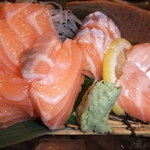 えんや - トロサーモンの刺身