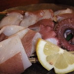 えんや - 明石たこの鉄板やき