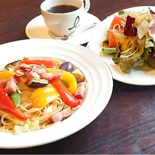 h Luce Dining+ - 夜のパスタセットは大盛り無料です！