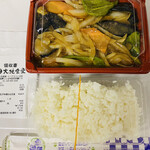 Daichi Shokudou - 「豚バラ肉と茄子の味噌炒め定食」680円税抜き