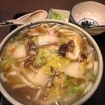 Fuuryuu Udonsoba Ryouri Utaandon - きのこあんかけうどん