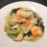 スーツァン・レストラン陳 渋谷店 - 海鮮入りあんかけ焼きそば