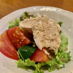 やきとり　アルニコ - お通し　バンバンジー