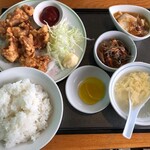 桃園 - 鶏の唐揚げ定食