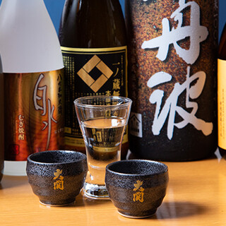 特色品牌的日本酒常备10种以上!提供各种葡萄酒