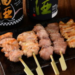 sumibikushiyakitoki - 串焼きおまかせ5種盛り