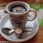 珈琲所コメダ珈琲店 - コメダブレンドレギュラー450円、ミルク付き