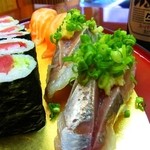 Sushi Masa - 鯵と鉄火巻きが一番好き