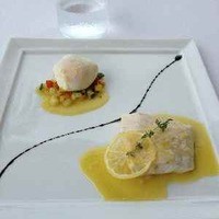 ジャルダン ポール・ボキューズ - 真鯛のヴァプールポーチ･ド･エッグとプロヴァンス風小さな野菜添え