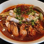 鶏そば・ラーメン Tonari - 冷やし牡蛎麻婆麺 1,300円