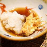 日本橋 蕎ノ字 - 車海老の頭　②