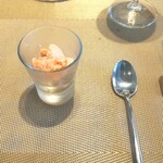 La Brianza - アメーラトマトのソルベ。やさしい甘さすっきり感。