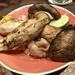 鳥茂 - 黒豚と松茸