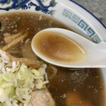 ラーメン中華田 - スープ♪じんわり旨い！