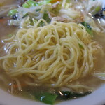 中国料理 山久 - タンメンの麺