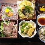 和牛十兵衛 - ランチ　天婦羅メイン♩