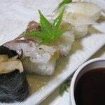 はつしろ - 〆は烏賊のゲソ寿し(2011/11)