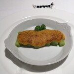 レストラン 代官山小川軒 - グリーンアスパラガス（季節外れだが良いものが使われている）