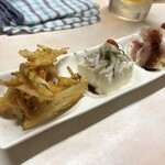 がばちょ - セット/アテ３品+１ドリンク付き（500円）