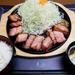 Harima No Sato - 厚切りベーコンステーキ（300g）定食