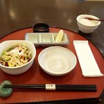 天ぷらふく西 禅と匠 - セッティング・サラダ（2020.8）
