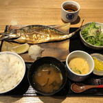 魚･炭･酒 おはし二日町 - 金華サバ一夜干し定食（税込1000円）