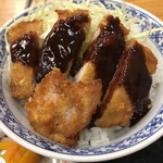 角源  - かつ丼(ソース)　アップ