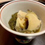 つる由 - 鮑ともずく酢て合うなあ☆*:.｡. o(≧▽≦)o .｡.:*☆