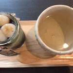 玄米自然食&デザート あかり屋ごはん - 白玉と小豆の相性バッチリで美味しかったなぁー