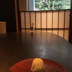 中の坊瑞苑 - チェックイン時のお茶菓子