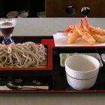 いその庵 - そばセイロ、海老天ぷら、甘味