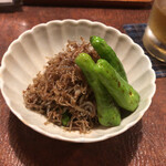 Mangyoku - ジャコと青唐辛子の炒り煮