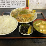 大衆食堂 まんだらや - 八宝菜定食