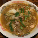 スタミナラーメン 神楽 - スタミナラーメン単品¥750円ヾ(*´・ω・`*)و ̑̑