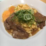 (料理)牛肉と卵のふわふわ炒め