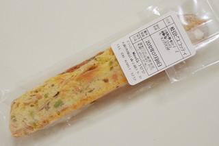 Muichiniichini - 枝豆ビスコッティ（原材料表示、2012年6月）