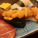 Kou sushi - にぎりの図