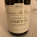 Restaurant La FinS - 2017 Meo Camuzet Corton Clos Rognet Grand Cru