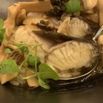 レストラン ラ フィネス - 天然の鰻のリゾット