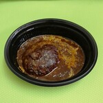 マイカリー食堂 - ハンバーグオムレツカレー（少なめ・中辛・福神多７００円）