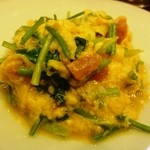 中国麺飯 勇 - ふわとろ卵。バター風味