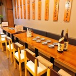 美味い魚と旨い酒 幸村 市ヶ谷 - 貸し切りの対応可能なテーブル席