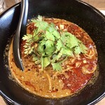 らーめん子うさぎ - 黒胡麻担々麺汁あり2辛1,000円＋辛さ増し50円