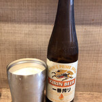 らーめん子うさぎ - 瓶ビール小瓶380円