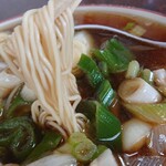 珍達そば - 【珍達そば】意外にも極細麺