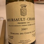 Restaurant La FinS - 2007 Domaine Comtes Lafon Meursalt-Charmes Premier Cru