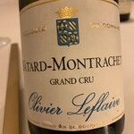 Restaurant La FinS - 2010 Olivier Leflaive Batard Monrachet Grand Cru